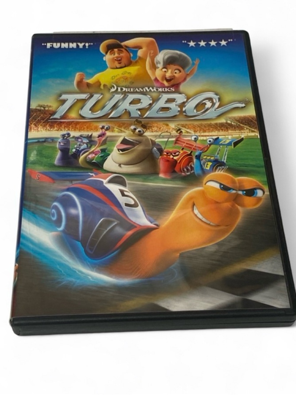 DreamWorks Turbo DVD Animated Movie Snail Racing Team Turbo Tricked Out Champion
